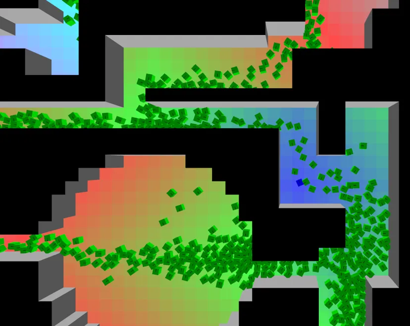 Pathfinding Experiment Some experiments in pathfinding + AI