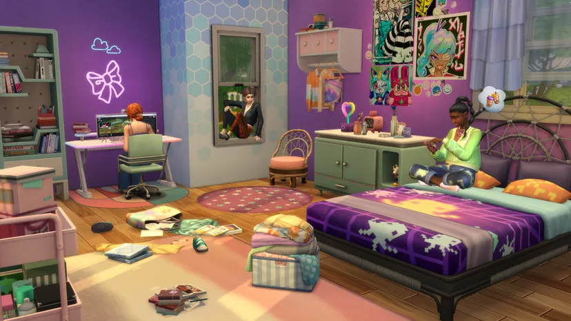 A screenshot of The Sims 4: High School Years