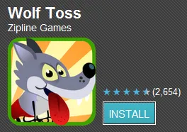 Wolf Toss game icon and rating
