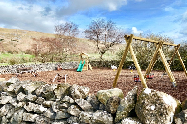 Children's play park at Littondale Country & Leisure Park in Yorkshire