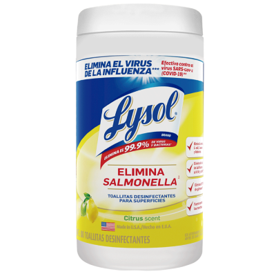 Lysol® Toallitas Desinfectantes para Superficies