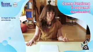 Come funziona il sapone? - Esperimento 2