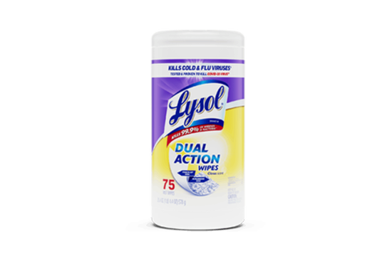 Lysol  DUAL ACTION™ Wipes