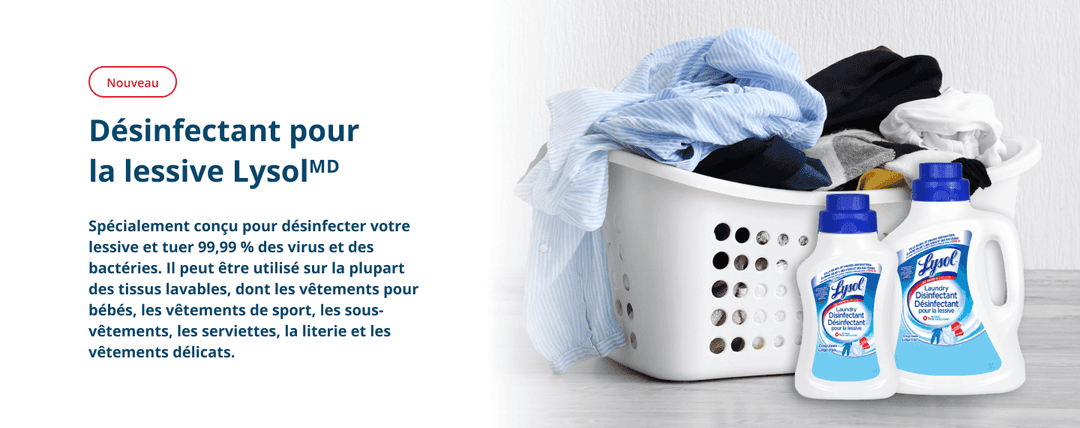 Désinfectant pour la lessive Lysolᴹᴰ | Lysolᴹᴰ CA
