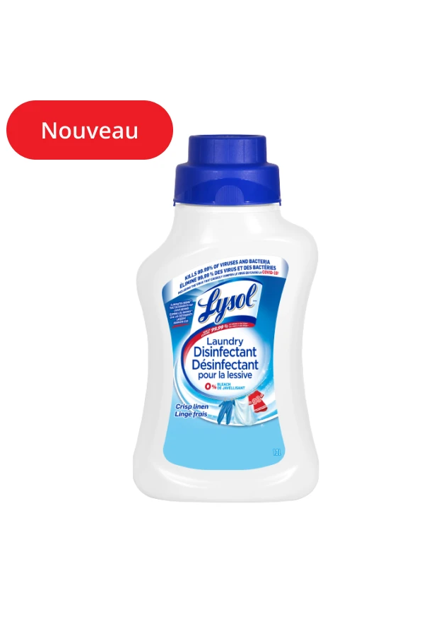 Désinfectant pour la lessive Lysol – Linge frais | Lysol CA