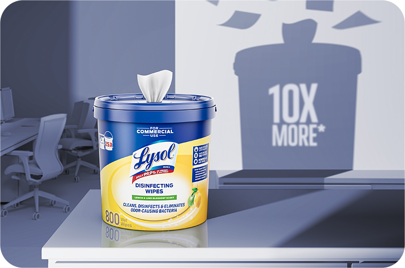 Lysol Wipes 10X more