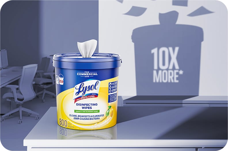 Lysol Wipes 10X more