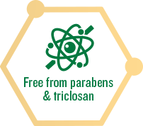 Free from parabens & triclosan