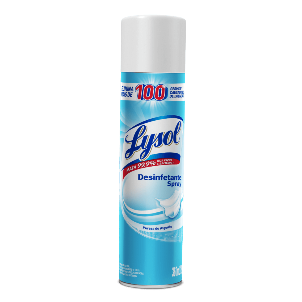 Lysol Lenço Desinfetante Pureza do Algodão