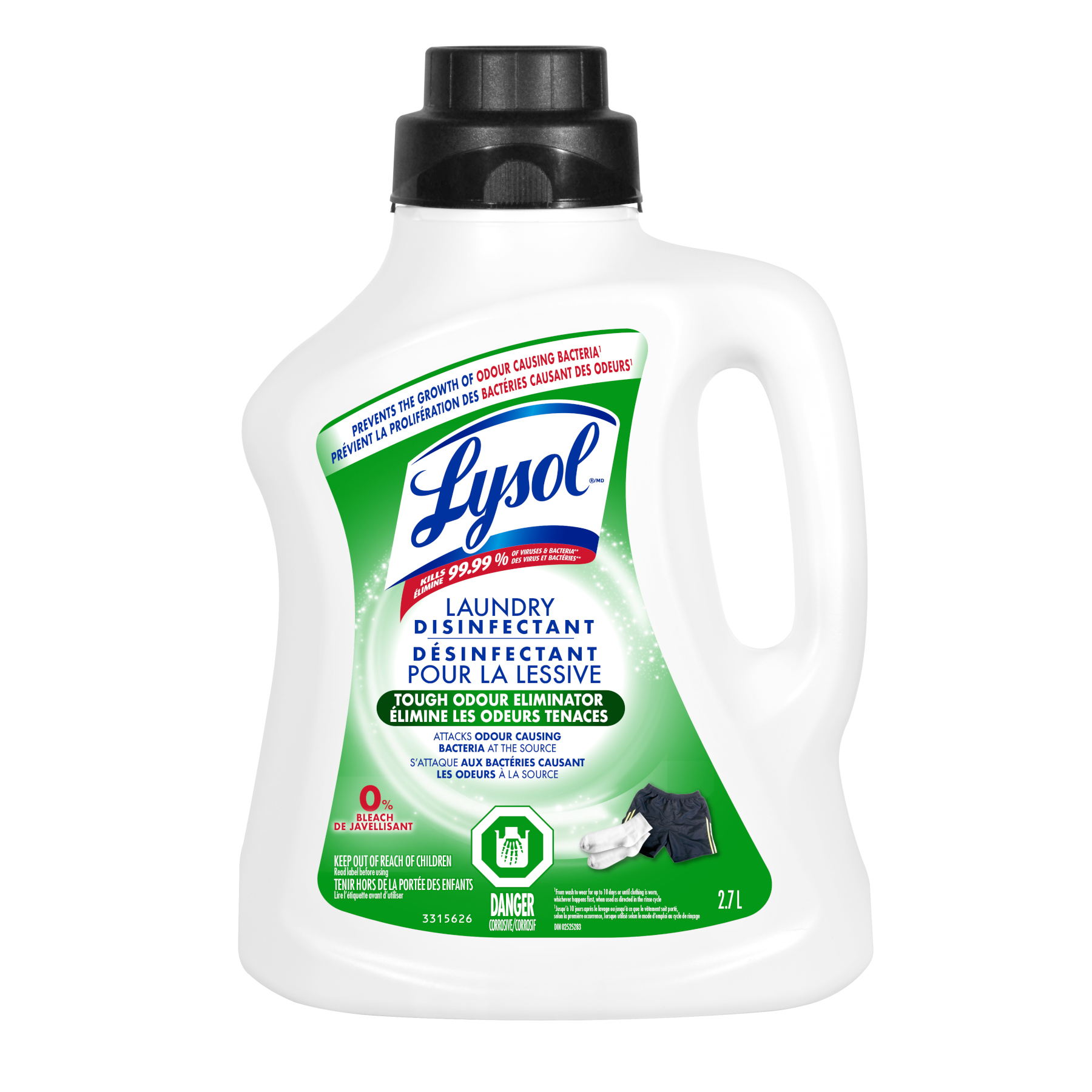 LYSOL Laundry Disinfectant - Odour Eliminator 2.7 L | Lysol CA