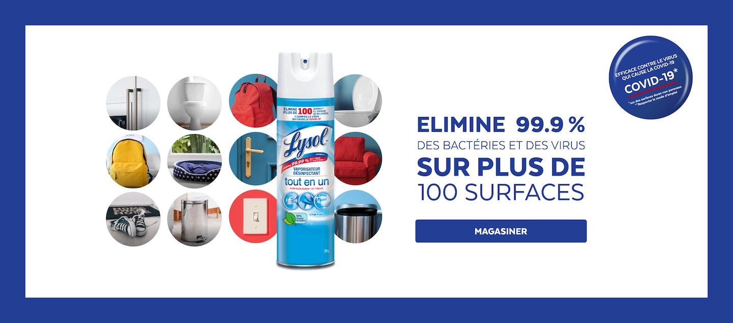 Vaporisateur désinfectant LysolMD Brand II