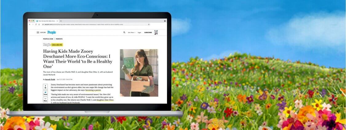 Zooey Deschanel on the importance of wildflowers