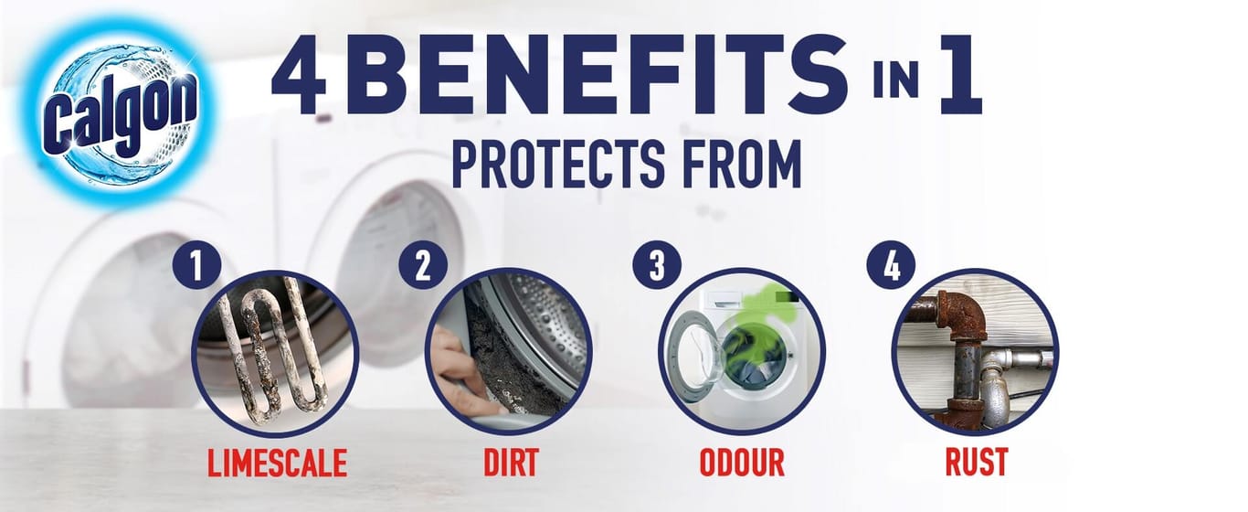 Calgon 4in1 Concentrated Powder | Prevents from limescale, residue ...