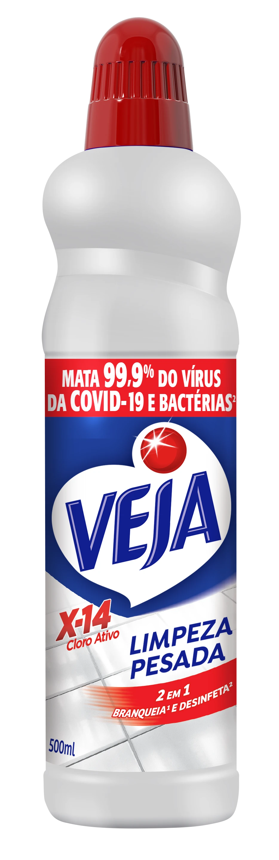 Veja Limpeza Pesada com Cloro Ativo 2 em 1 | Veja