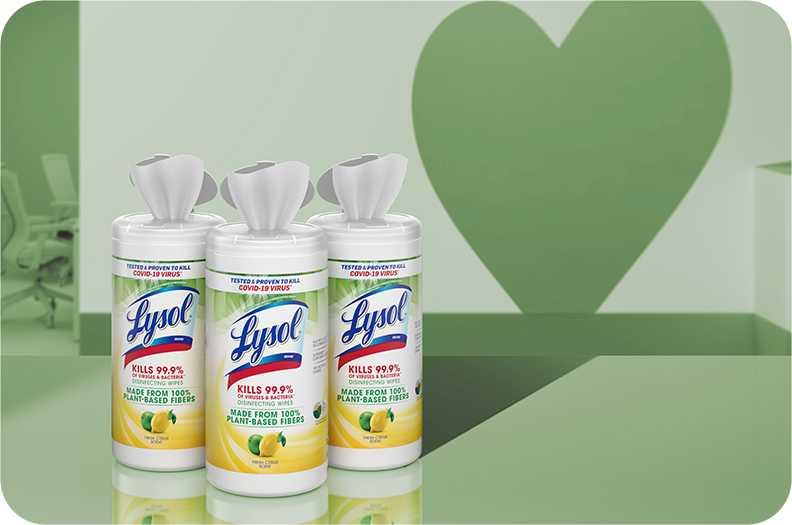Every Lysol wipes
