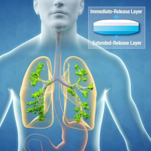 poumons avec du mucus