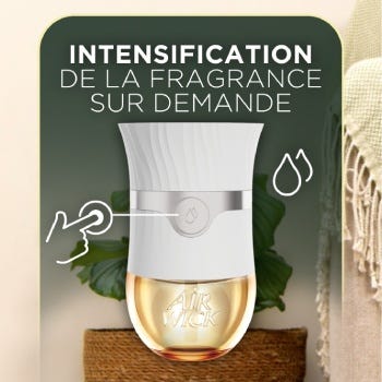 Intensification de la fragrance sur demande