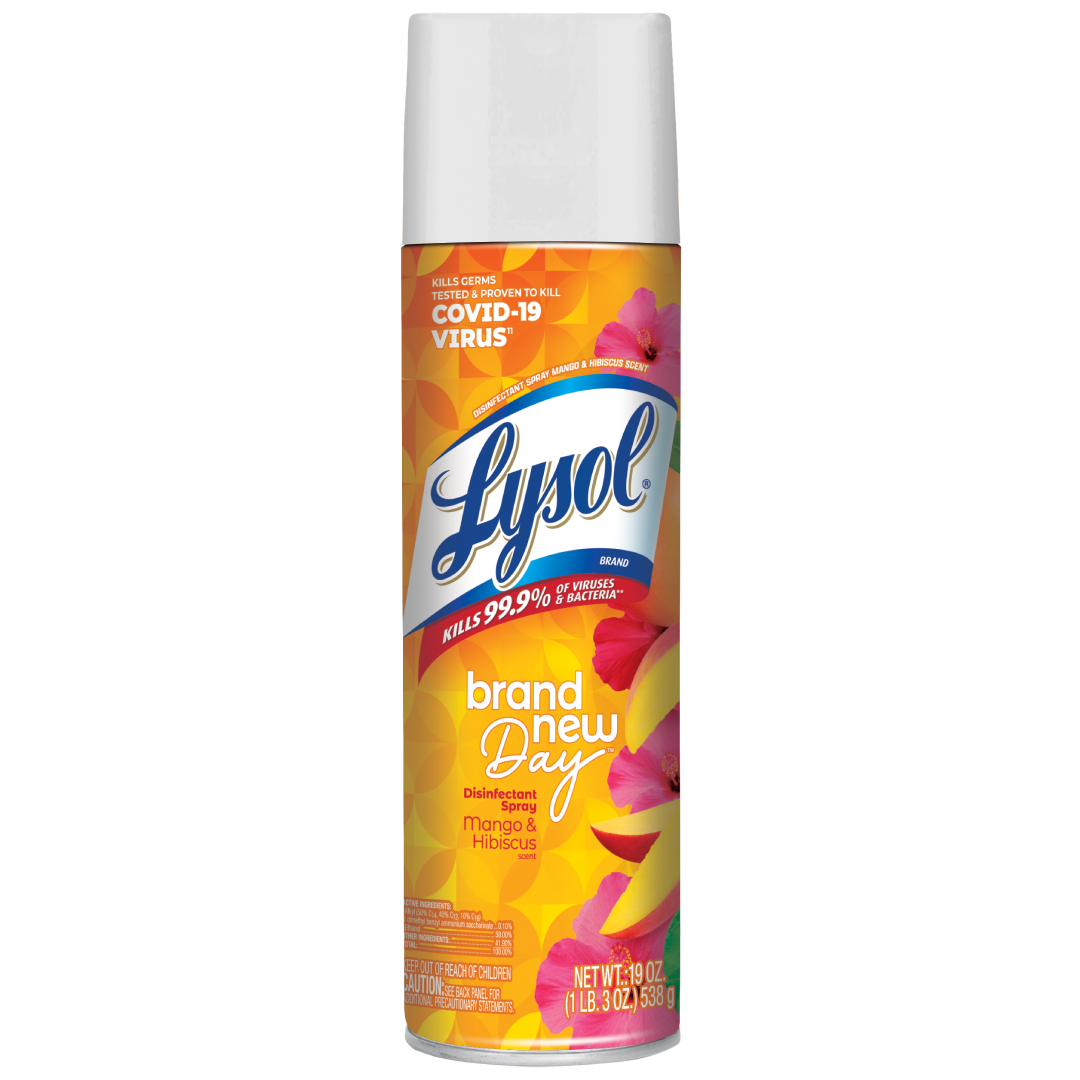 Lysol® Aerosol Desinfectante para Superficies aroma Mango & Hibiscus