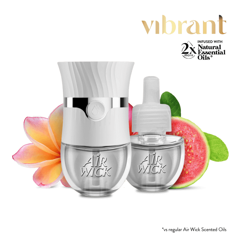 Air Wick Plug in, Vibrant Scented Oils, Hawaiian Guava & Tropical Flower