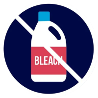 0% Bleach