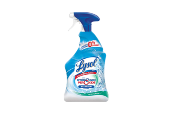 Lysol Brand Power  & Free Bathroom  Cleaner with  Hydrogen Peroxide