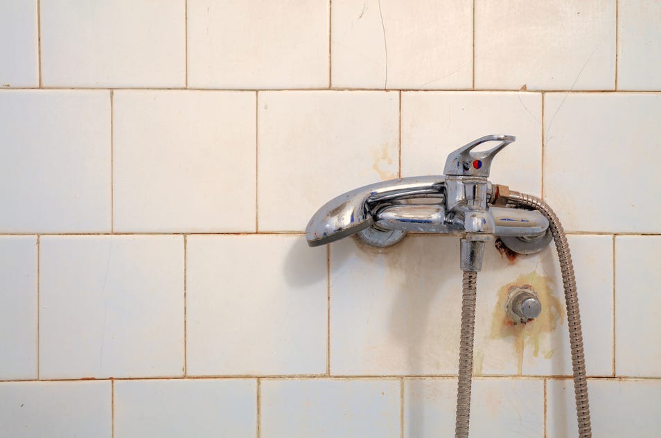 Acid for bathroom tiles