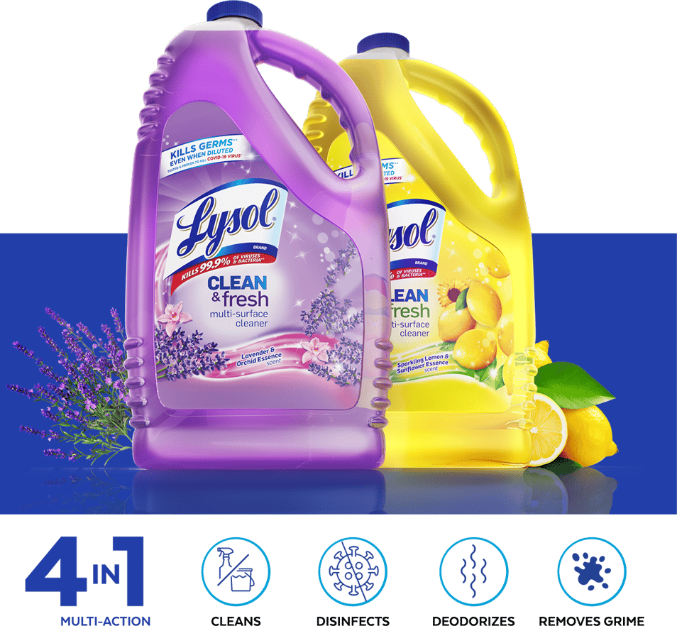 Lysol Clean & Fresh products