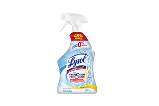 Lysol Power  & Free™ Multi-  Purpose Cleaner  with Hydrogen Peroxide