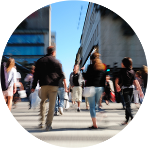 Putting contact lens in eye