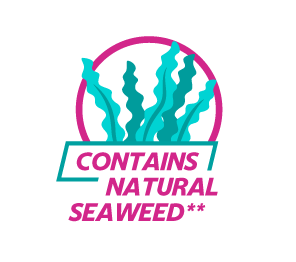 Contains natural seaweed**