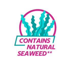 Contains natural seaweed**