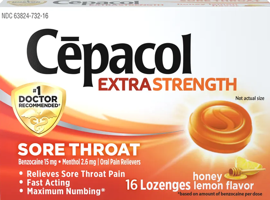 Cēpacol® Extra Strength Lozenges - Honey Lemon