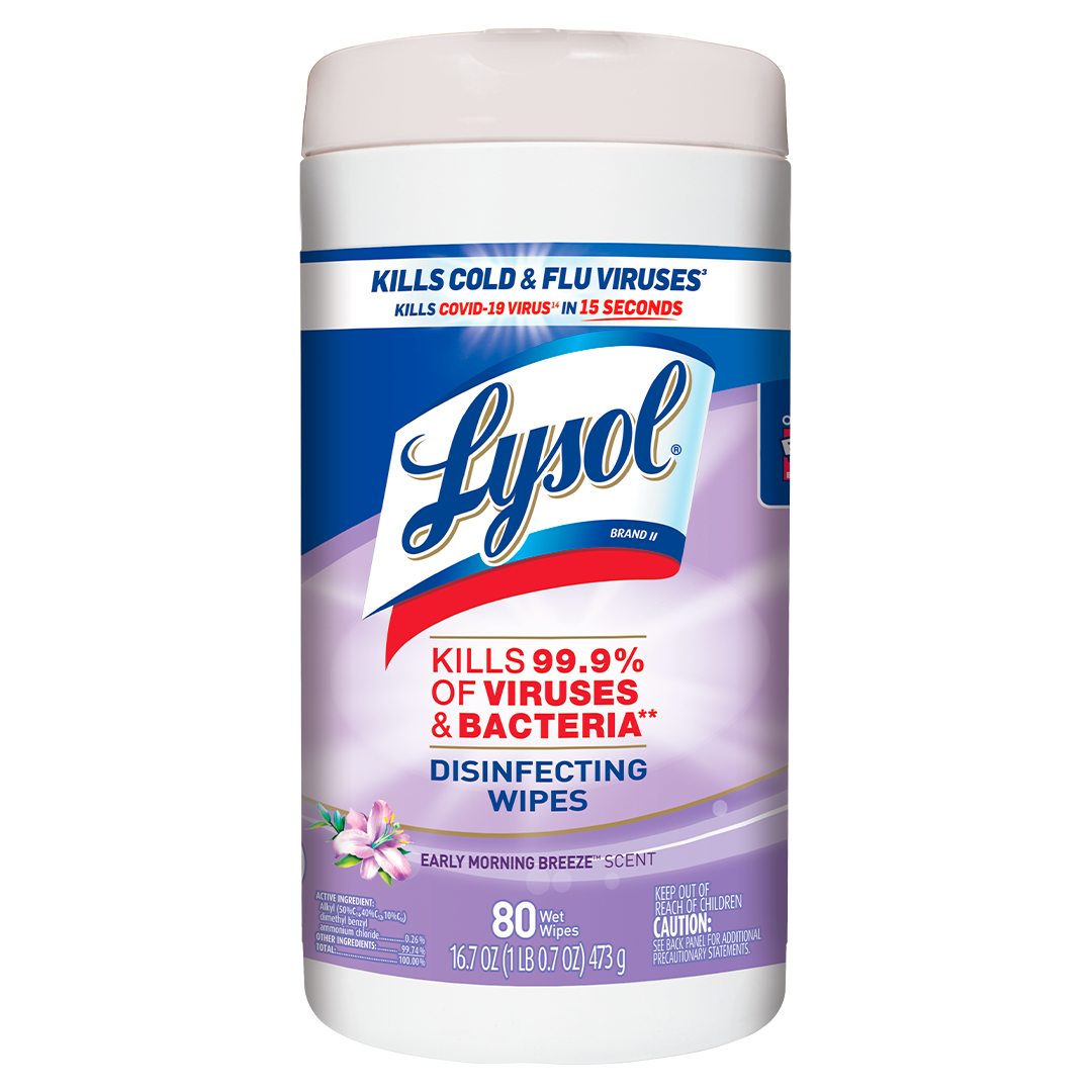 Toallitas Desinfectantes para Superficies Lysol® aroma lavanda