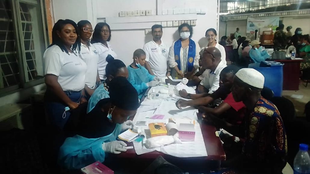 Rotary Club of Lagos Palmgrove Estate screens 302 at Family Health Days 2022