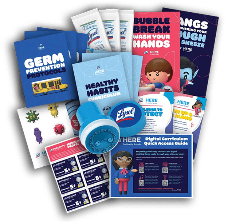 Lysol® HERE For Healthy Schools Lysol CA