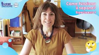 Come funziona il sapone? - Esperimento 1