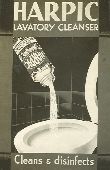 1936 में हार्पिक पेपर विज्ञापन