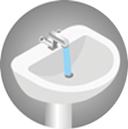 POUR WATER TO UNBLOCK