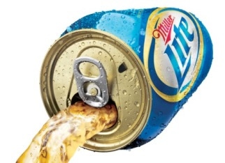 Miller Lite brews up punch-top can