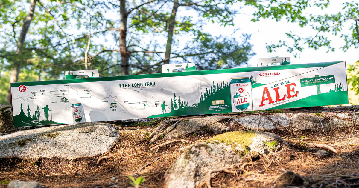Long Trail Brewing Maps Its Brand on a 168-Can Multipack