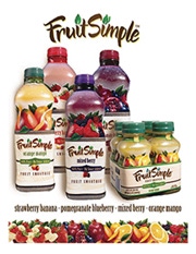 Sunny Delight introduces FruitSimple, a 100-percent juice smoothie in PET bottles