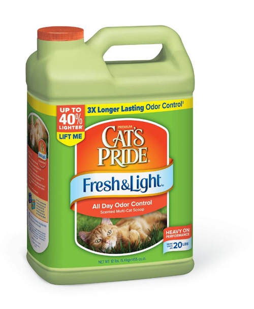 Cat's Pride's newest formula 40 percent lighter