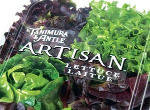 Artfully 'green' package for artisan lettuce