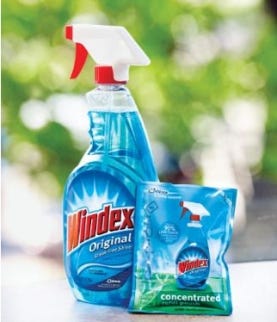 Windex Mini refill pouch wins new-product award