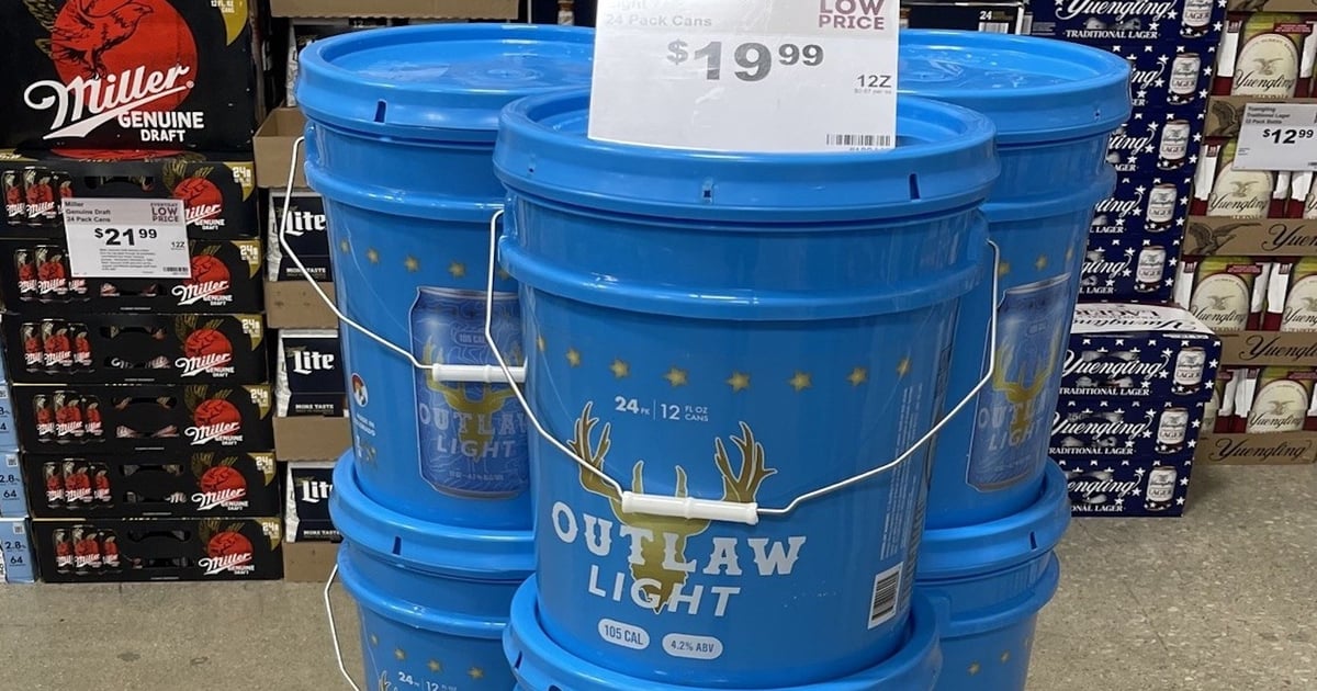 Outlaw Beer Multipack is a 5-Gallon Bucket