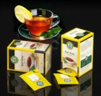 Compostable film suits beverage packaging to a tea