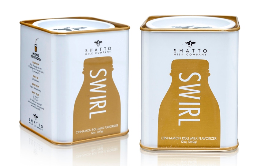 Tins offer a whimsical take on powdered beverage packaging