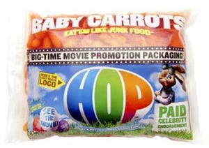 Baby carrots go Hollywood