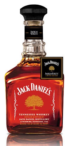 Beverage packaging: Jack Daniel’s Earth Day bottle for charity