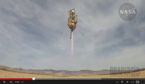 Draper Labs GENIE rocket robot
